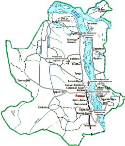Карта намского района республики саха якутия